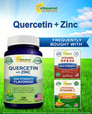 aSquared Nutrition Quercetin Supplement bottle back view