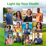 aSquared Nutrition Red Yeast Rice 1800mg capsules on a wooden table