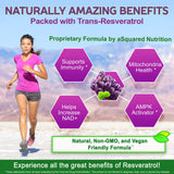 aSquared Nutrition Resveratrol 1000mg supplement bottle with label