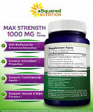 aSquared Nutrition Resveratrol 1000mg supplement with green tea leaves