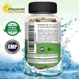 aSquared Nutrition Shilajit Extract 1000mg bottle back view