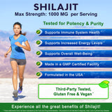 aSquared Nutrition Shilajit Extract 1000mg with a measuring spoon