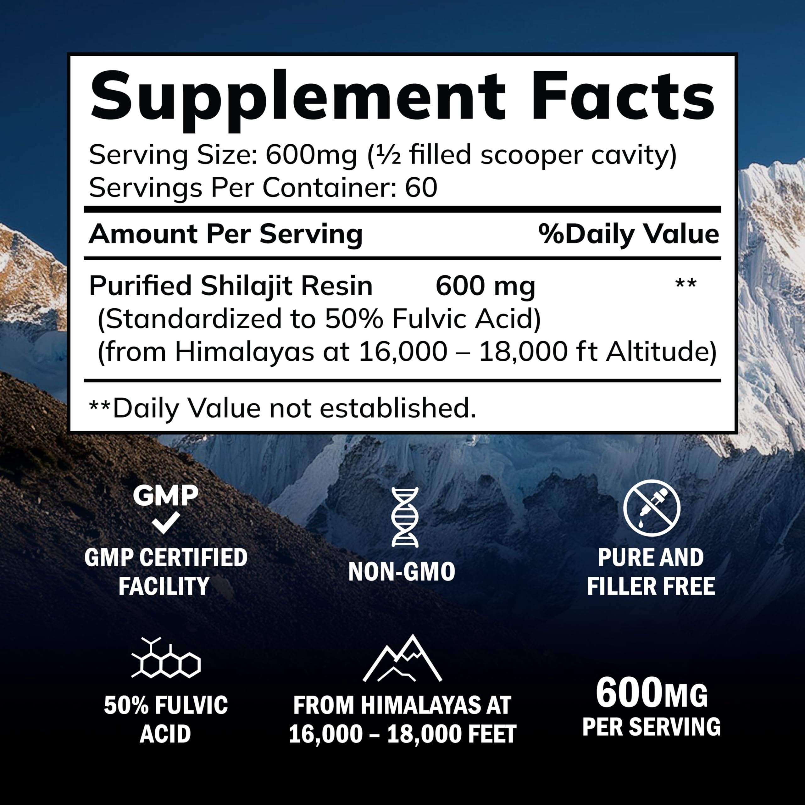 aSquared Nutrition Shilajit Resin measuring scoops