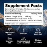 aSquared Nutrition Shilajit Resin measuring scoops