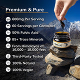 aSquared Nutrition Shilajit Resin with measuring scoop