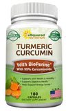 aSquared Nutrition Turmeric Curcumin 1600mg capsules front view