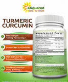 aSquared Nutrition Turmeric Curcumin capsules on a wooden surface
