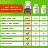 aSquared Nutrition Vitamin D3 & K2 chewable tablets packaging