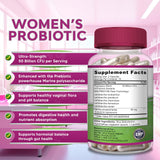 aSquared Nutrition Women's Probiotic 50 Billion CFU capsules with measuring spoon
