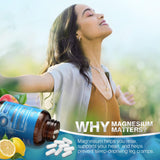 ASSR Magnesium Complex 300mg capsules with a measuring spoon