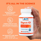 AST Enzymes daily-GI supplement back view