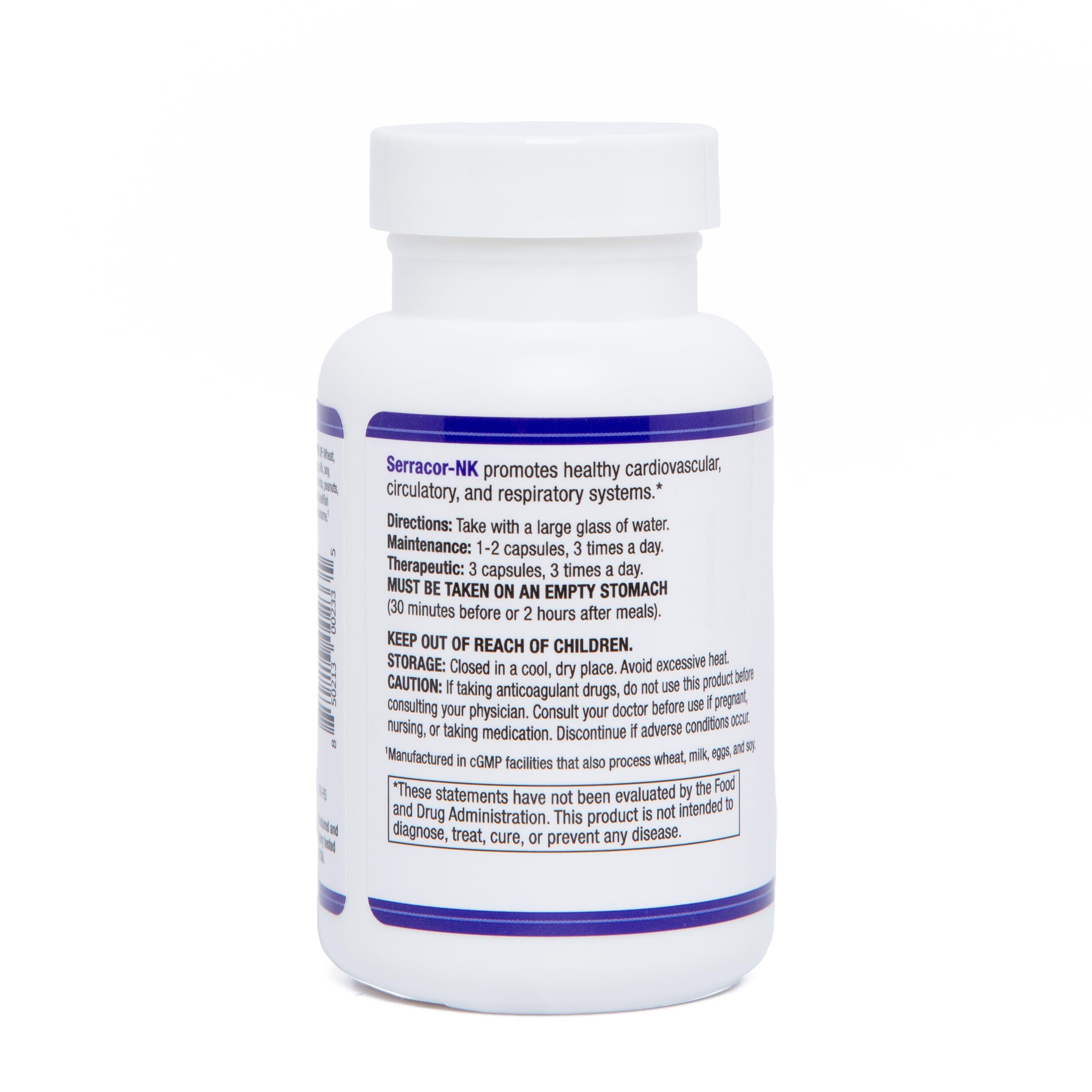 AST Enzymes Serracor-NK Multi-Enzyme Supplement back view