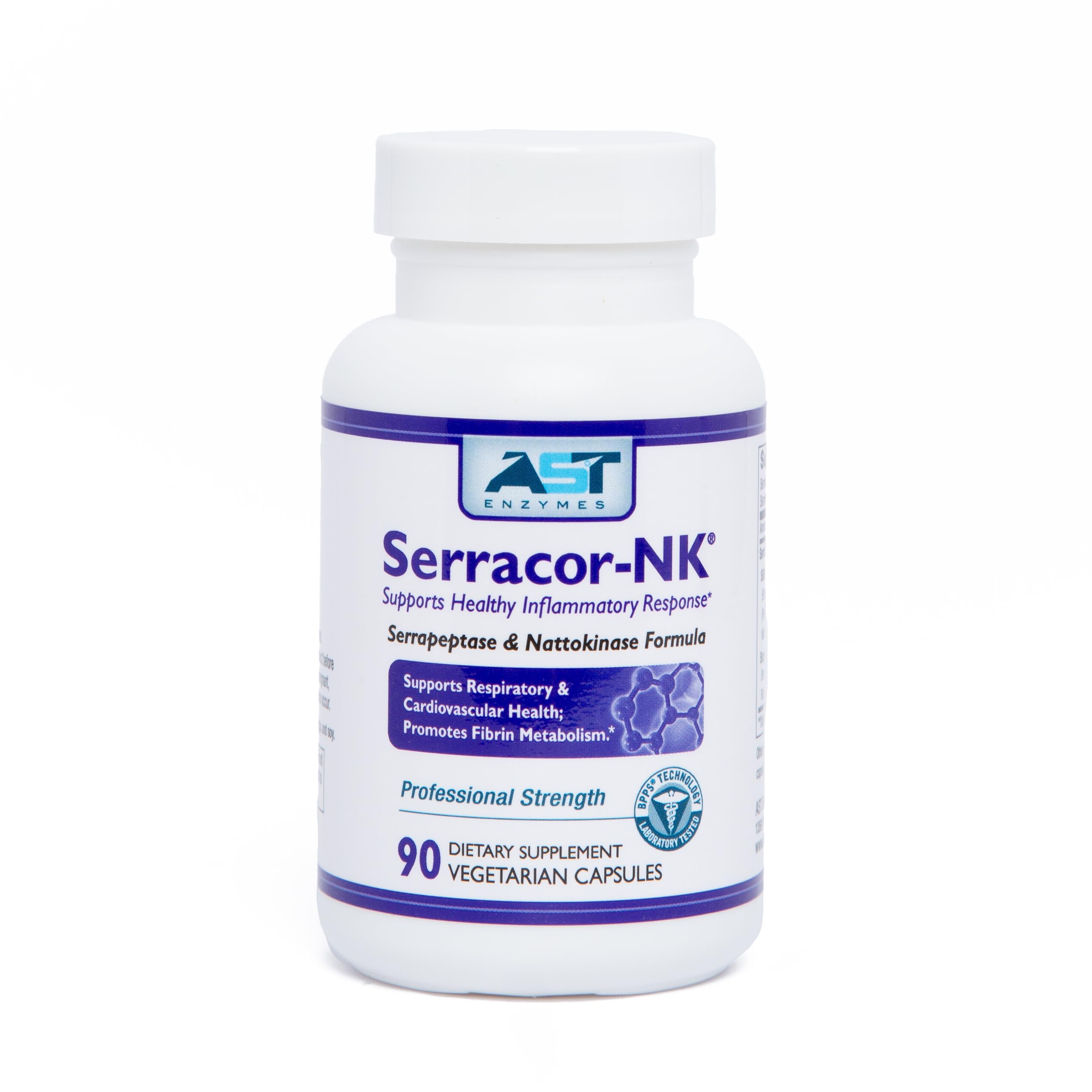 AST Enzymes Serracor-NK Multi-Enzyme Supplement front view