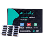 AstaDaily Astaxanthin Softgels front view with packaging
