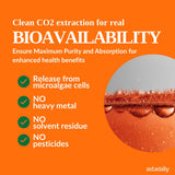 AstaDaily Astaxanthin Softgels with natural ingredients display