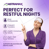 Astramax Melatonin 3mg chewable tablets on a table