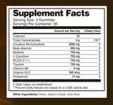Asumtal Creatine Gummies open package with gummies visible