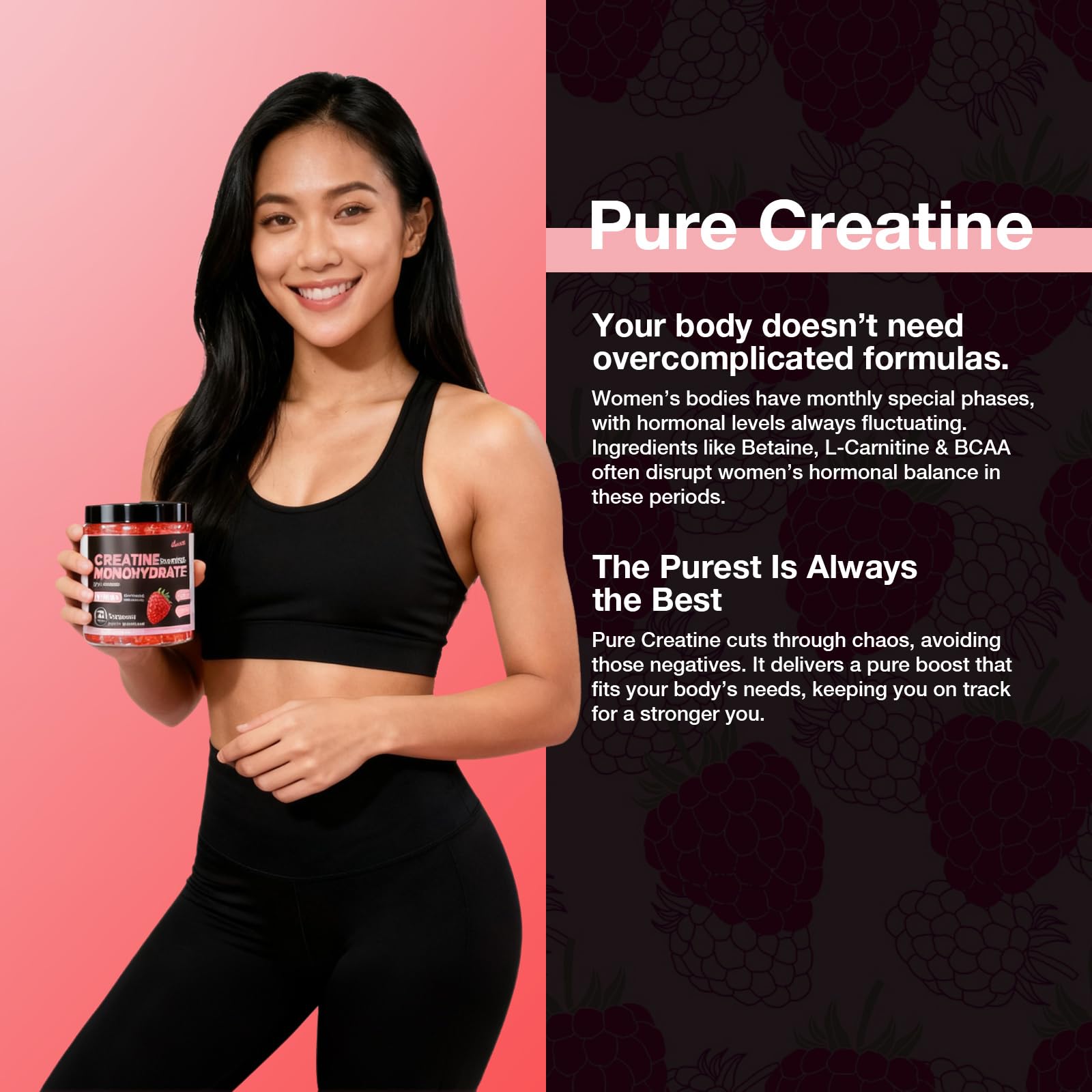 Asumtal Pure Creatine Gummies open packaging