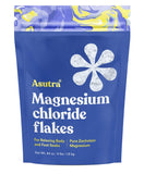 ASUTRA Magnesium Bath Flakes 64 oz resealable bag front view