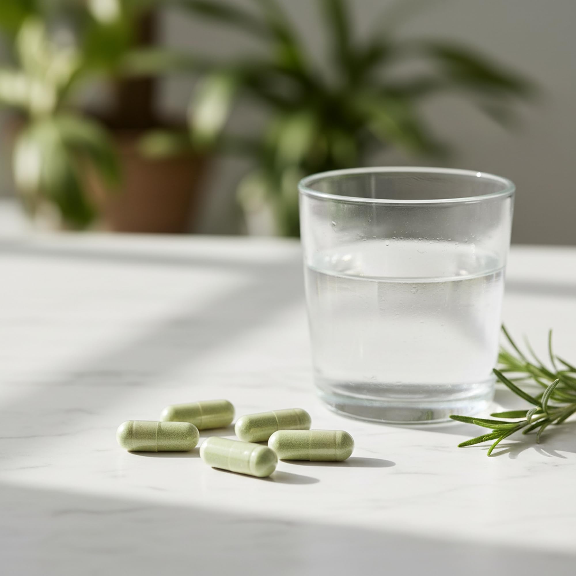 AT ARTEMIS THERAPEUTICS Quercetin Supplement on a wooden table