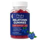 ATAH VEDIC SECRETS Melatonin Gummies 10mg Blueberry front view