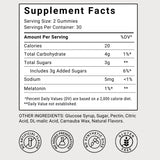 ATAH VEDIC SECRETS Melatonin Gummies 10mg Blueberry side view