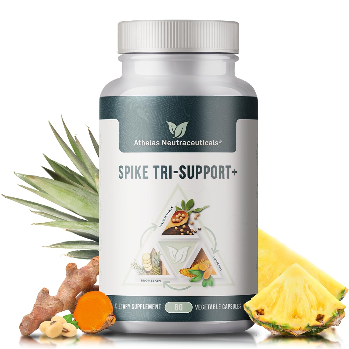 Athelas Neutraceuticals Spike Tri-Support+ front view packaging
