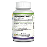 Athena Natural Wellness Zinc Supplement Tablets 50mg back view