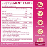 Atherionyxora BBL Gummies peach flavour gummy close-up