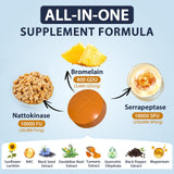 Atherionyxora Multi-Enzyme Supplement 3-in-1 capsule bottle side view