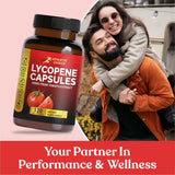 Athletic Choice Lycopene Supplement 60mg on a wooden table