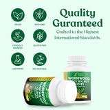 Athletic Choice Wormwood Black Walnut Clove Supplement with measuring spoon