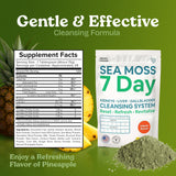 Atlantic Naturals 7 Day Cleanse Powder scoop showing powder