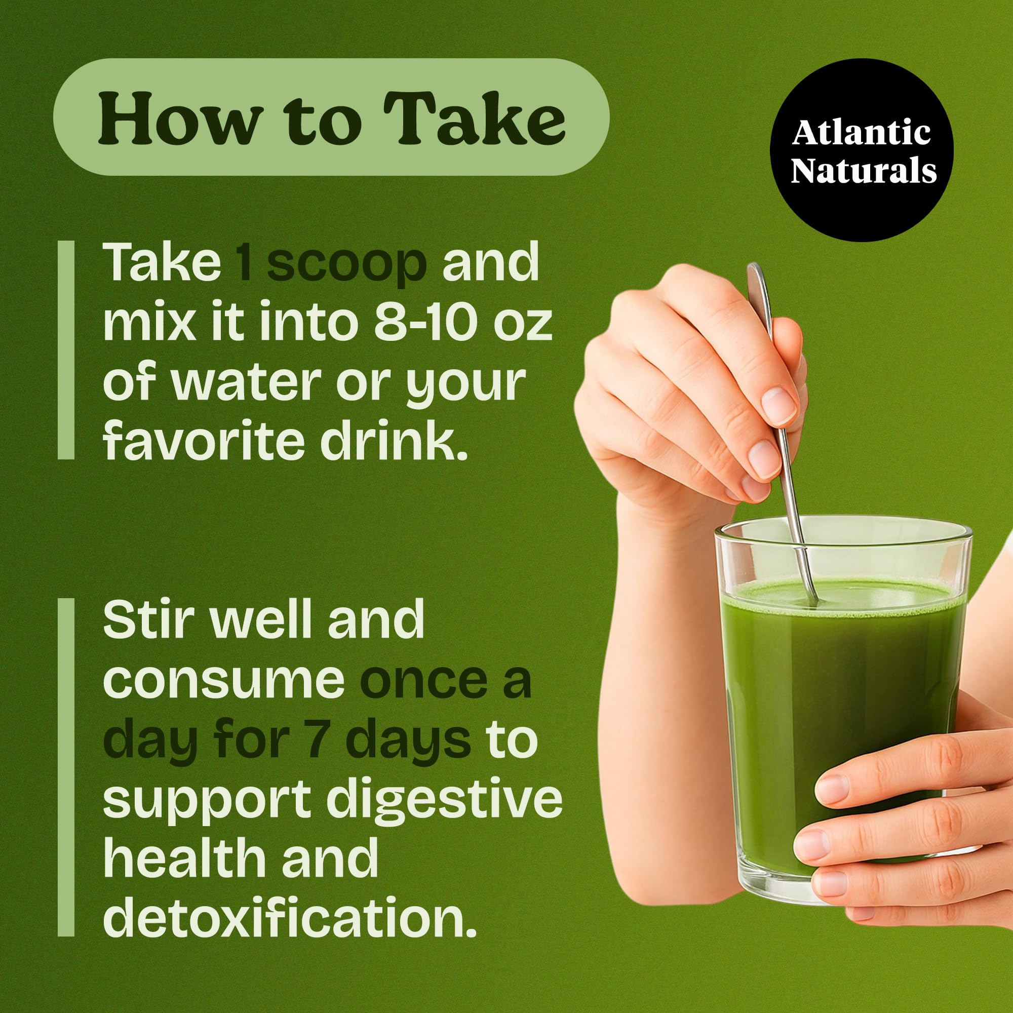 Atlantic Naturals Sea Moss Blend 7-Day Cleanse nutritional information