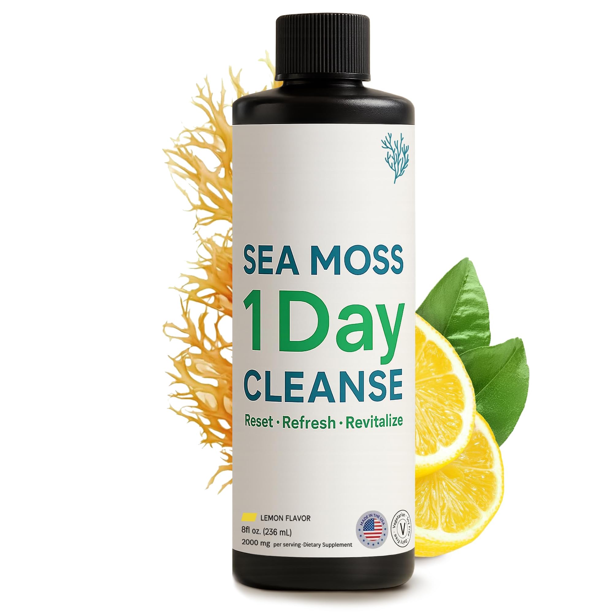 Atlantic Naturals Sea Moss Cleanser Drink front view