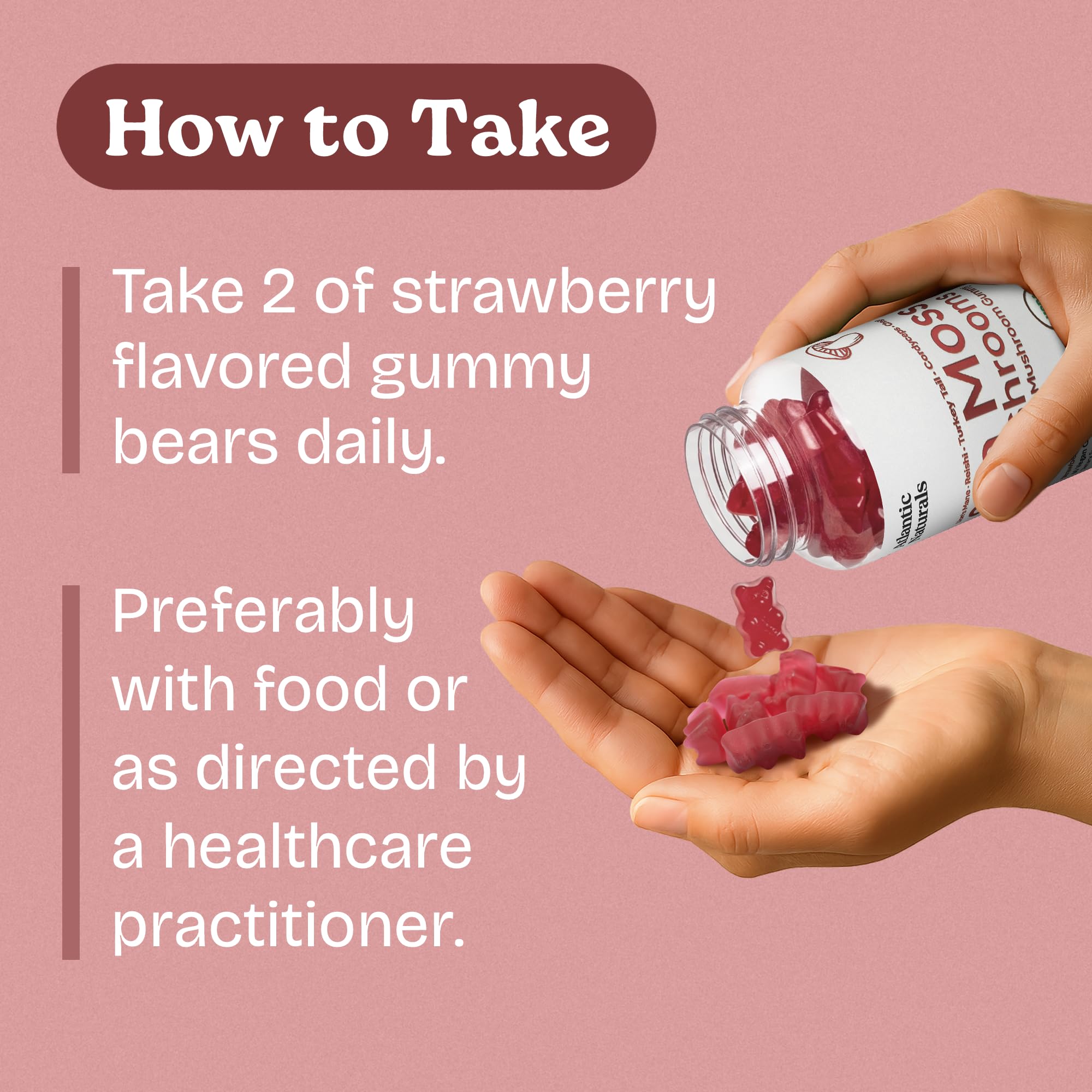 Atlantic Naturals Sea Moss Gummies ingredients list