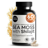 Atlantic Naturals Sea Moss Shilajit Capsules front view