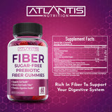 Atlantis Nutrition Fiber Gummies in a bowl, showcasing the product