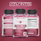 Atlantis Nutrition Magnesium Gummies nutritional information