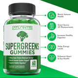 Atlantis Nutrition Super Greens Extract Blend Gummies packaging