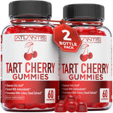 Atlantis Nutrition Tart Cherry Gummies front view with packaging