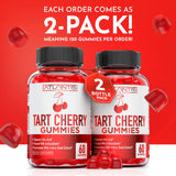 Atlantis Nutrition Tart Cherry Gummies side view showing texture