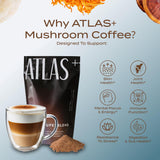 Atlas Coffee Club Coffee Superblend 240g back view with nutritional information