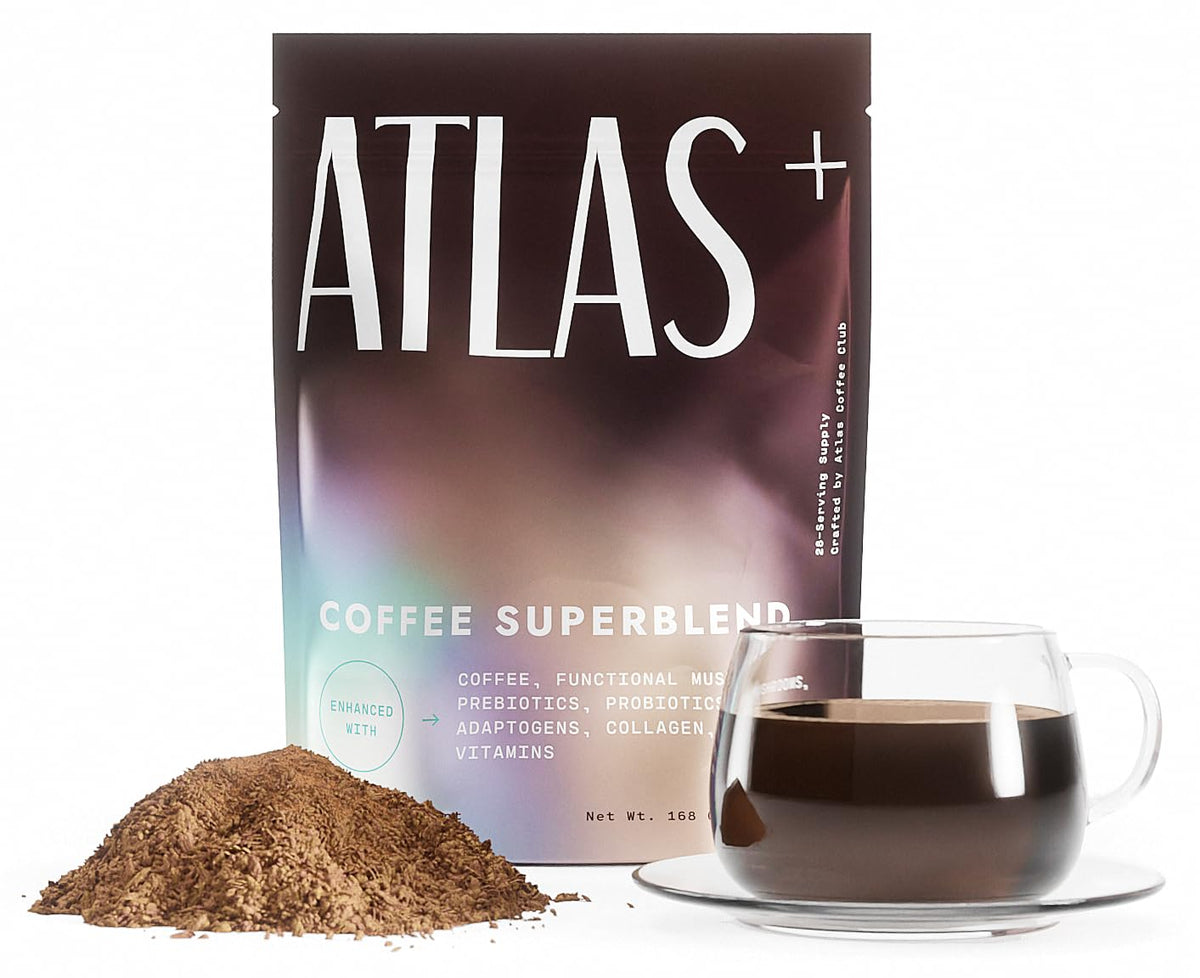 Atlas Coffee Club Coffee Superblend 240g front view