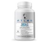 Atlas Nutraceuticals Omega 3 Fish Oil 2400mg softgels front view