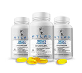 Atlas Nutraceuticals Omega 3 Fish Oil on a wooden table