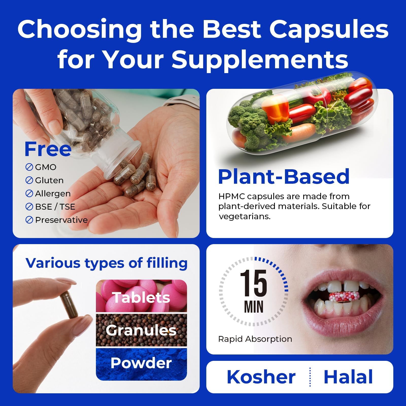 ATLEMISME Empty Vegan Capsules 100 Pack packaging