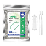 ATLEMISME Empty Vegetarian Capsules Size 000 pack front view