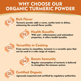 ATNreuro Organic Turmeric Powder added to a dish