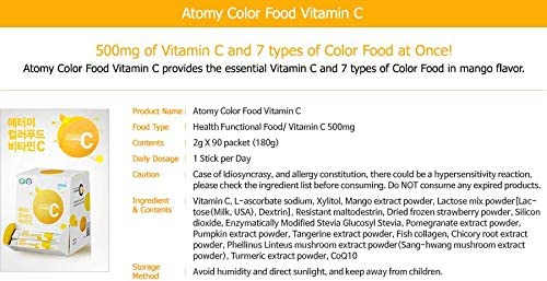 ATOMY Colorfood Vitamin C 180g opened package